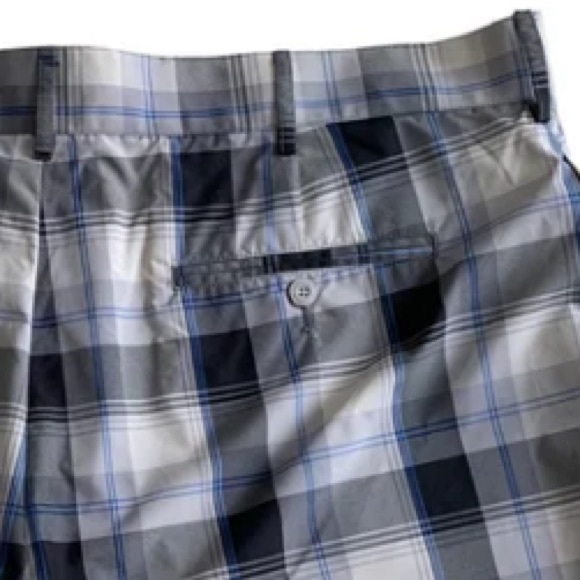 * Grand slam men’s size 40 plaid shorts - Picture 5 of 7